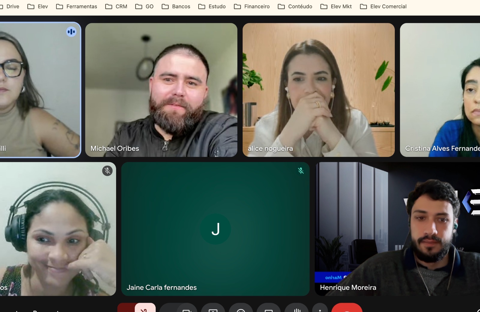 Treinamento Elev — reunião ao vivo